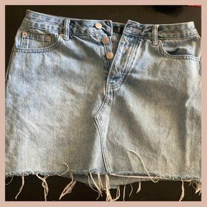 Denim Skirt - 4 button up